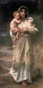 ウィリアム・アドルフ・ブーグロー Painting - ル・ジューヌ・ベルジェール 1897 リアリズム ウィリアム・アドルフ・ブーグロー